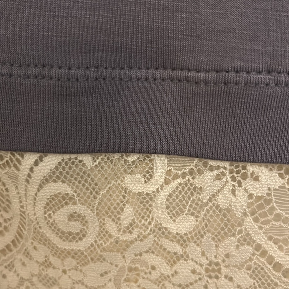 2 Logo by Lori Lace trimmed Layering Tank Tops Size S - Picture 4 of 5